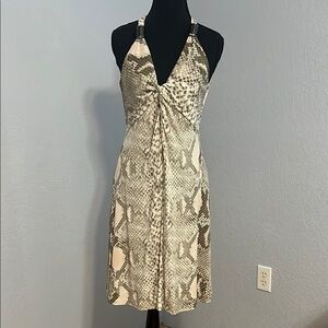 Kenneth Cole New York Cream Tan Sheath Dress
